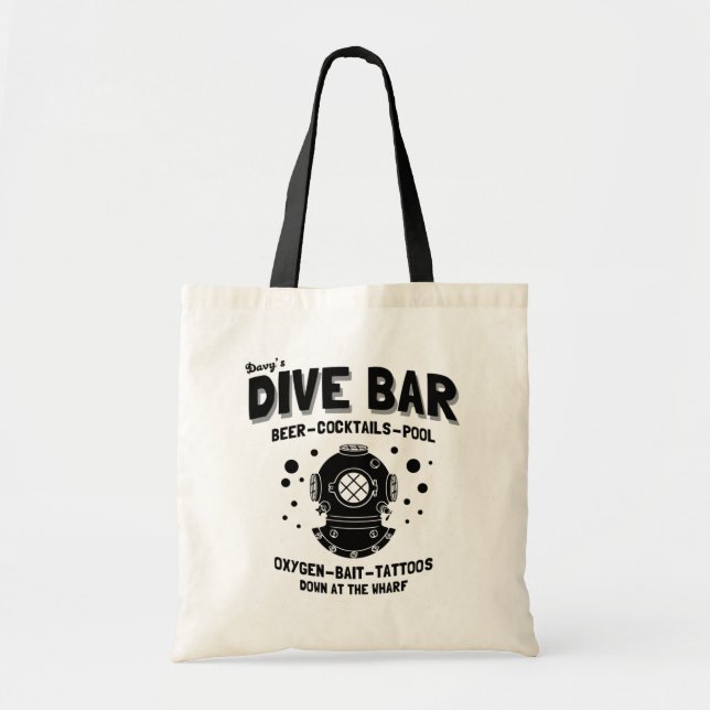 Tote Bag Barre de plongée (Devant)