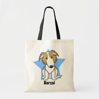 Tote Bag Barzoï d'étoile de Kawaii