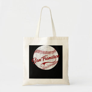 Tote Bag Baseball San Francisco Vintage Giant Ball, Nationa
