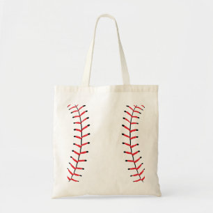 Tote Bag Baseball Seams Sport Style Baseball Thème