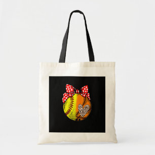 Tote Bag Basket-ball de softball Busy Raising Ballers Mère