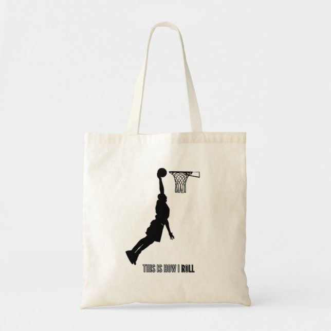 Tote Bag Basket C'Est Comme Ça Que Je Roule Ados Garçons (Devant)