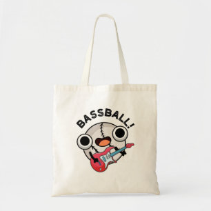 Tote Bag Basse-ball Funny Baseball Bass Guitariste Pun