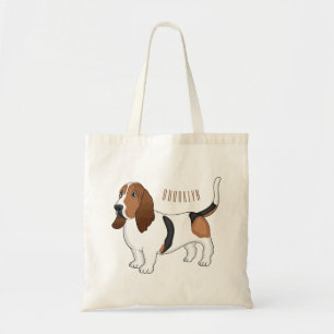 Tote Bag Basset hound dessin de chien