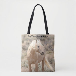 Tote Bag Bassin de lavage de sable Chevaux sauvages