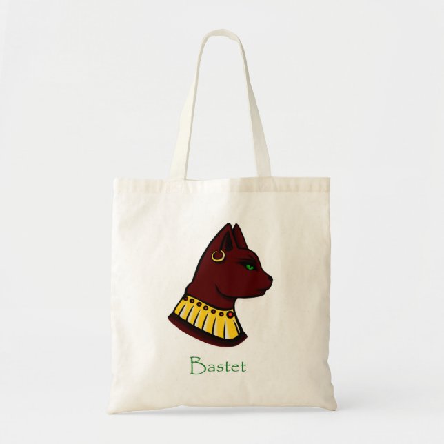 Tote Bag Bastet - Ancienne déesse égyptienne Fourre-tout (N (Devant)