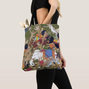 Tote Bag Bataille à Lanka Ramayana Udaipur Inde Sahibdin