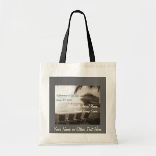 Tote Bag Bateau dans la sépia personnalisable