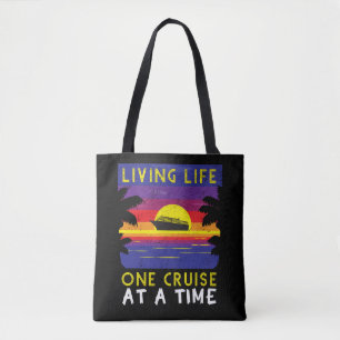 Tote Bag Bateau de croisière drôle vivant de croisière de