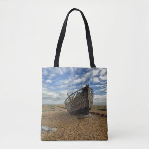 Tote Bag Bateau de pêche en bois abandonné Dungeness