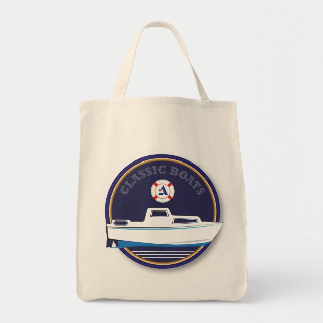 Tote Bag bateaux classiques - Albin (Devant)