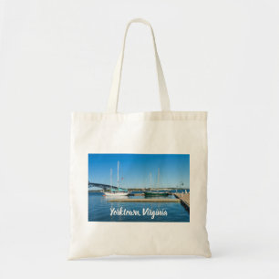 Tote Bag Bateaux dans la rivière York par Yorktown
