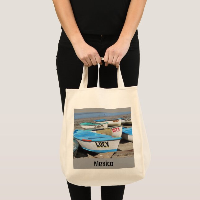 Tote Bag Bateaux de pêche Mazatlan (Devant (produit))
