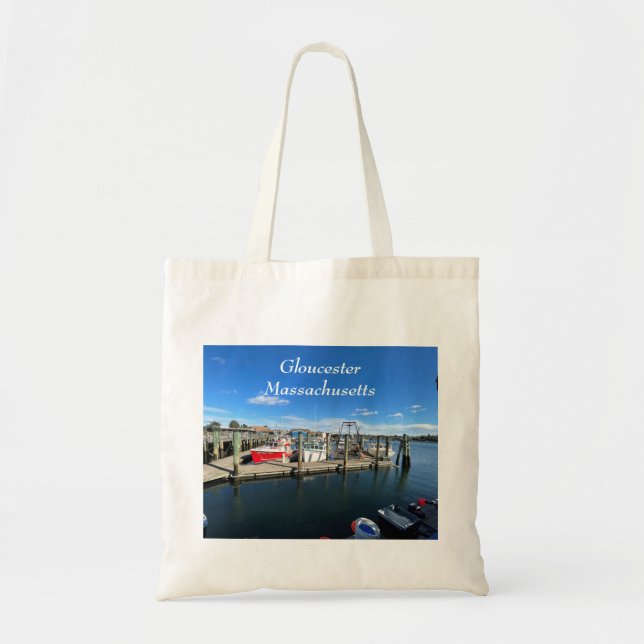 Tote Bag Bateaux en Gloucester (Devant)