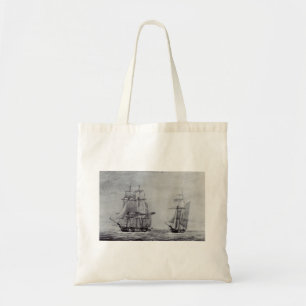 Tote Bag Bateaux Graphiques de l'Océanique Trek Art Fine