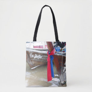 Tote Bag Bateaux sur les îles de phi de phi de la plage  ,