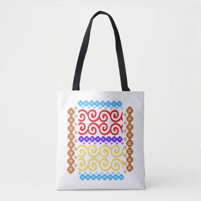 Tote Bag Batik Abstrait2 (Devant)