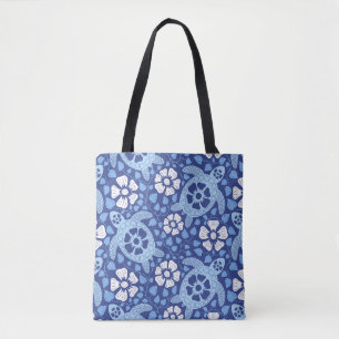 Tote Bag Batik de tortue hawaïenne