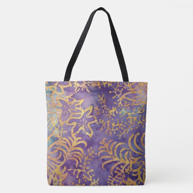 Tote Bag Batik d'hiver (Devant)