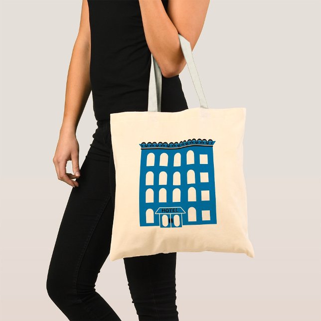 Tote Bag Bâtiment Blue (Créateur téléchargé)