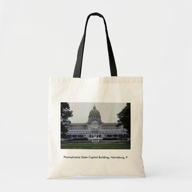 Tote Bag Bâtiment de capitol d'état de la Pennsylvanie, (Devant)