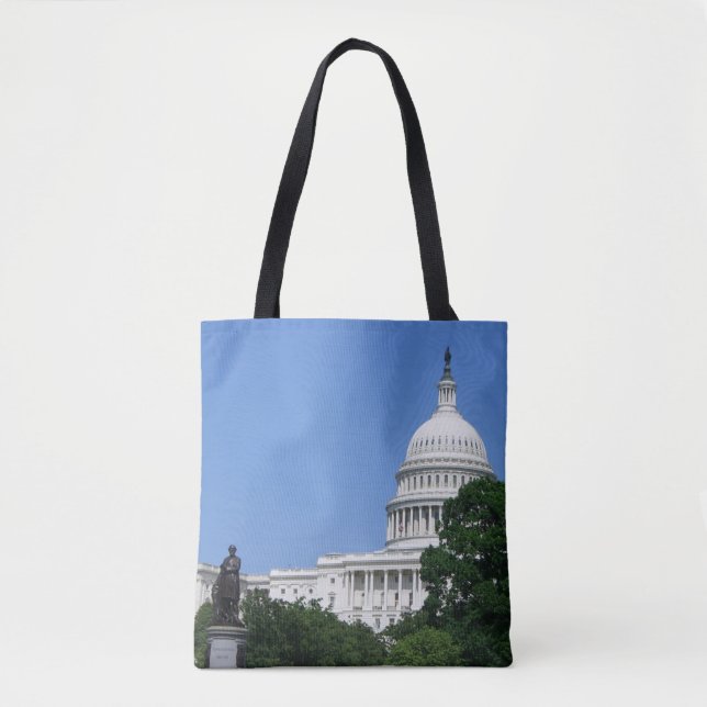Tote Bag Bâtiment du Capitole à Washington DC (Devant)