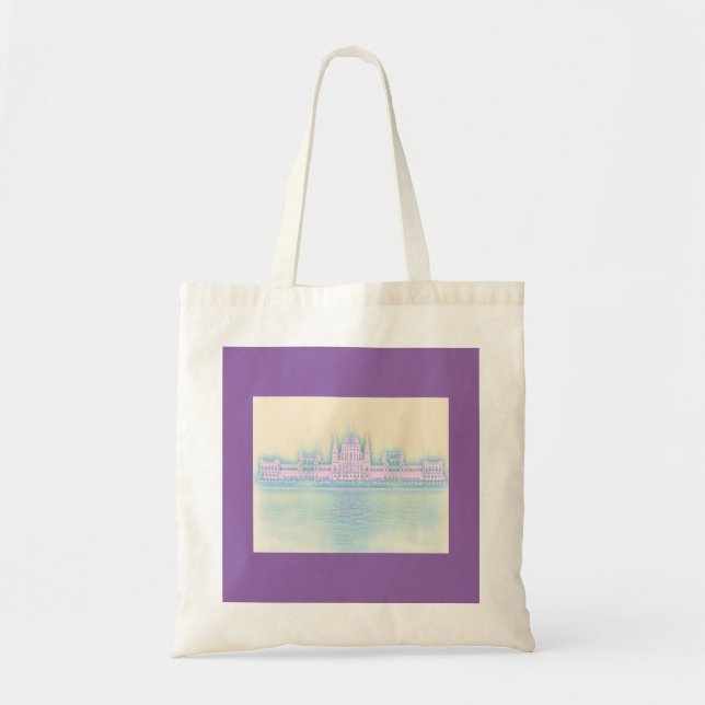 Tote Bag Bâtiment du Parlement de Budapest Hongrie (Devant)
