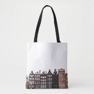 TOTE BAG BÂTIMENTS COLORÉS