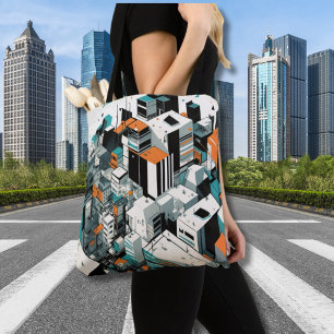 Tote Bag Bâtiments urbains à haute altitude gratte-ciel Abs