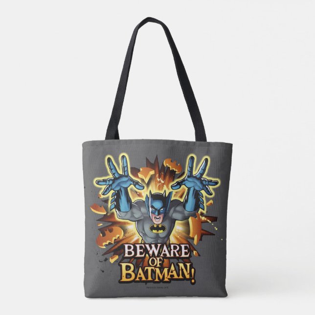 Tote Bag Batman| Attention à Batman (Dos)