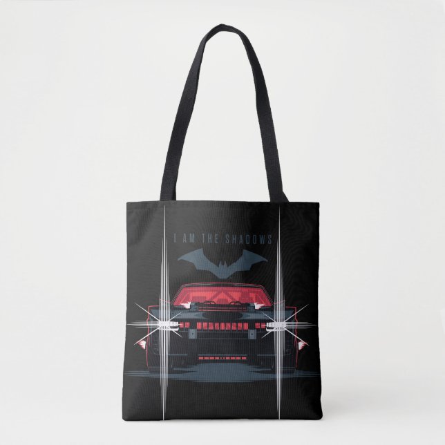 Tote Bag Batman Batmobile - Je Suis L'Ombre (Devant)