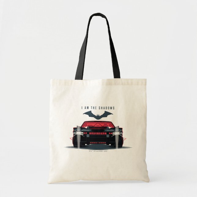 Tote Bag Batman Batmobile - Je Suis L'Ombre (Devant)