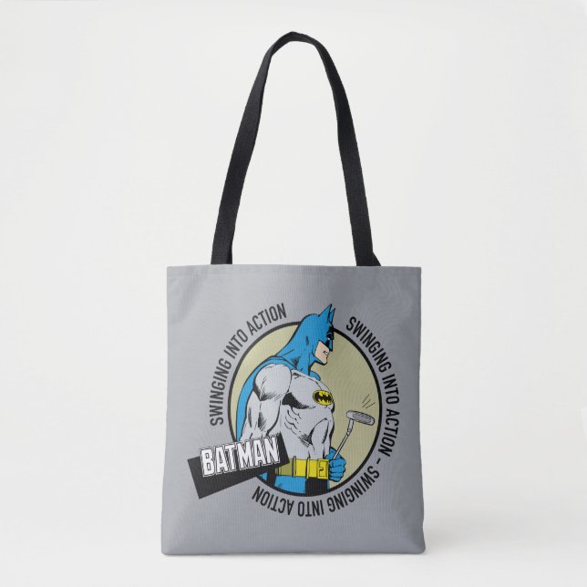 Tote Bag Batman Golfing - Passage En Action (Devant)
