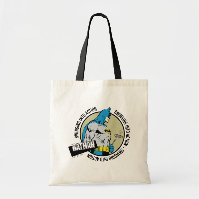 Tote Bag Batman Golfing - Passage En Action (Devant)