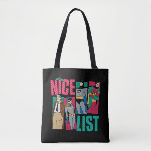 Tote Bag Batman Père Noël Nice Liste des héros
