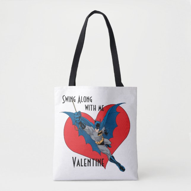 Tote Bag Batman Valentine | Swing Along With Me (Devant)
