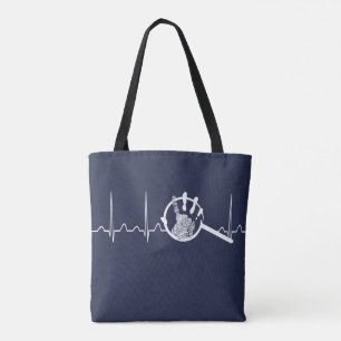 Tote Bag Battement de coeur légal de scientifique
