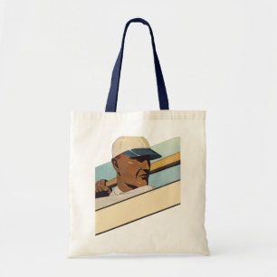 Tote Bag Batteur De Baseball vintage, Art Stylisé