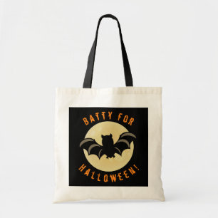 Tote Bag Batty pour Halloween !Sac fourre-tout