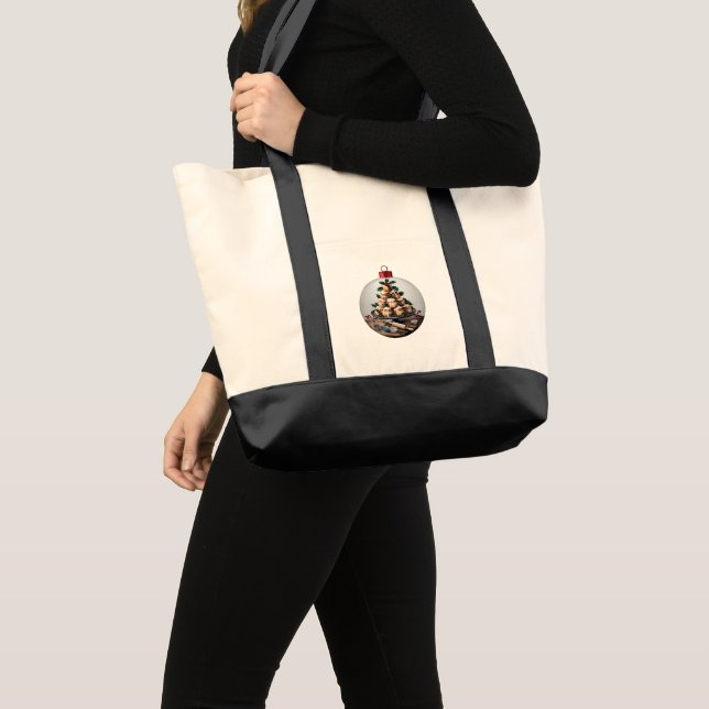 Tote Bag Baul de Noël Profiteroles Baker (Devant (produit))