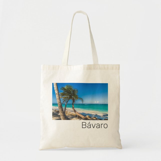 Tote Bag Bavaro Beach Caraïbes République Dominicaine Souve (Devant)
