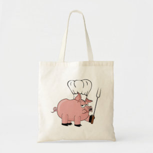 Tote Bag BBQ Pig