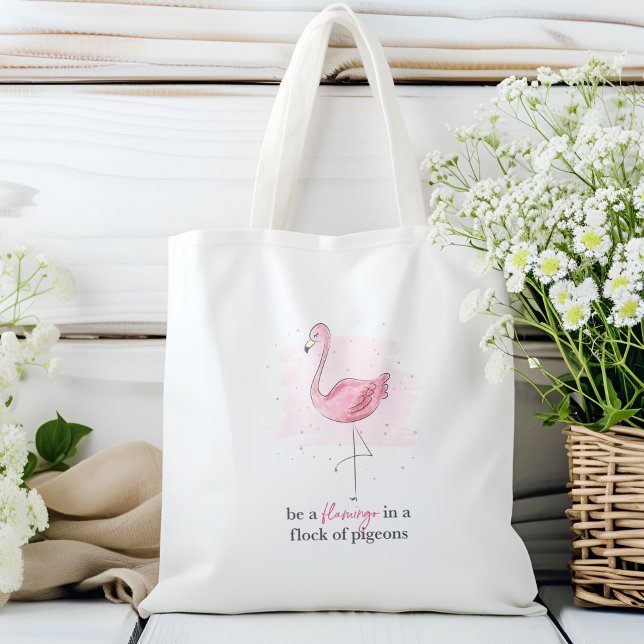 Tote Bag Be a Flamingo (Créateur téléchargé)