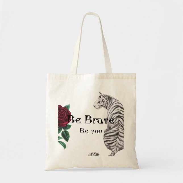 Tote Bag Be Brave Women Hoodie (Devant)