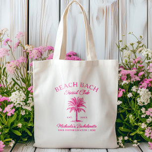 Tote Bag Beach Bach Tropical Bachelorette Party Custom