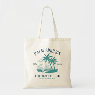 Tote Bag Beach Bachelorette Party Palm Springs Bach Club