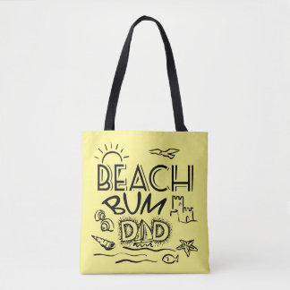 Tote Bag Beach Bum Papa
