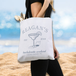 Tote Bag Beach Coastal Girls Week-end Bachelorette Party