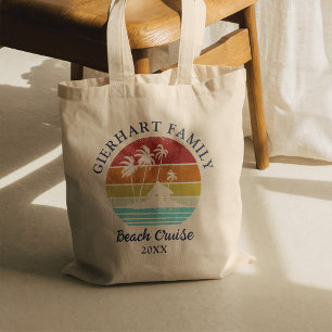 Tote Bag Beach Cruise Famille Réunion Maman Correspondance
