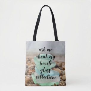 Tote Bag Beach glass